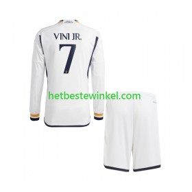 Real Madrid Vinicius Junior 7 Voetbalshirts Kind Thuis 2023-24 - LS